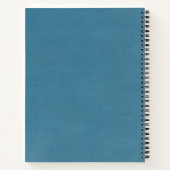 コーラル&ブルーカスタム感謝ジャーナル ノートブック (裏面)