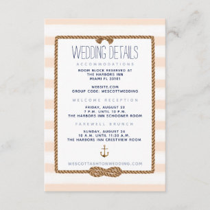 コーラル&ホワ航海のイトノット結婚ズ詳細⚓️💍 エンクロージャーカード