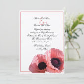 コーラル ポピーズ 招待状 (スタンド正面)