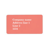 コーラル ラベル (正面)