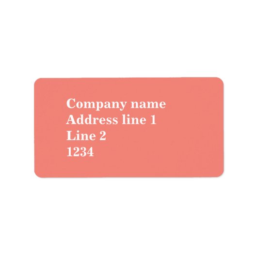 コーラル ラベル (正面)