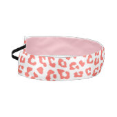 コーラル レオパード プリント アスレチックヘッドバンド (左)