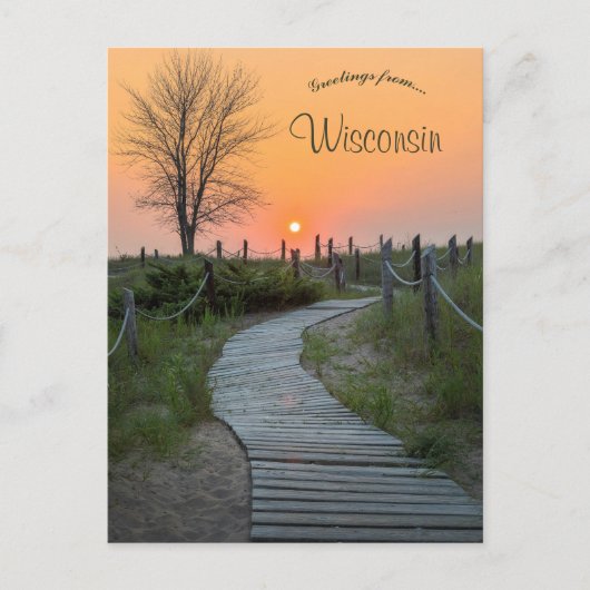 コーラーアンドレー州パークシェボイガンウィスコンシン ポストカード (正面)