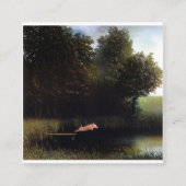 コーラー絵画ピグ スクエア名刺 (正面)