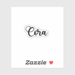 コーラ名 – 手書き書 シール