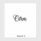 コーラ名 – 手書き書 シール (シート)