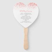 コーラ結婚ルのモダン着色水彩計画 ハンドファン (裏面)