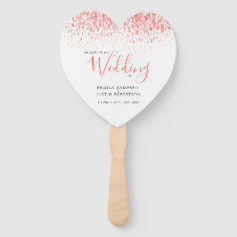 コーラ結婚ルのモダン着色水彩計画 ハンドファン