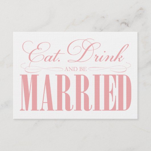 コーラ食べル・ドリンク・ビー結婚したム |エンクロージャ エンクロージャーカード (正面)