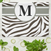 コーラ・サファリ・ゼブラ（モノグラム） キッチンタオル (折り畳み)