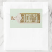 コーラ・ドリンク・シュガー 長方形シール (バッグ)