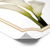 コーラ・リリー グリーン ウェルカムサイン ブライダルシャワー ポスター (角)