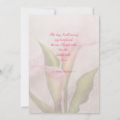 コーラ・リリー ピンク2 結婚式招待状 招待状 (裏面)
