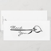 コーラ・リリー 感謝 招待状 (正面/裏面)