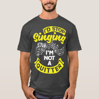 コーリスターコーラス歌唱団先生IDストップ歌 Tシャツ