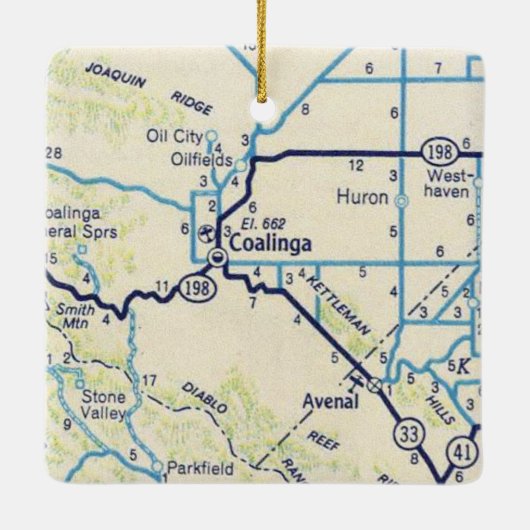 コーリンガヴィンテージマップ セラミックオーナメント (裏面)