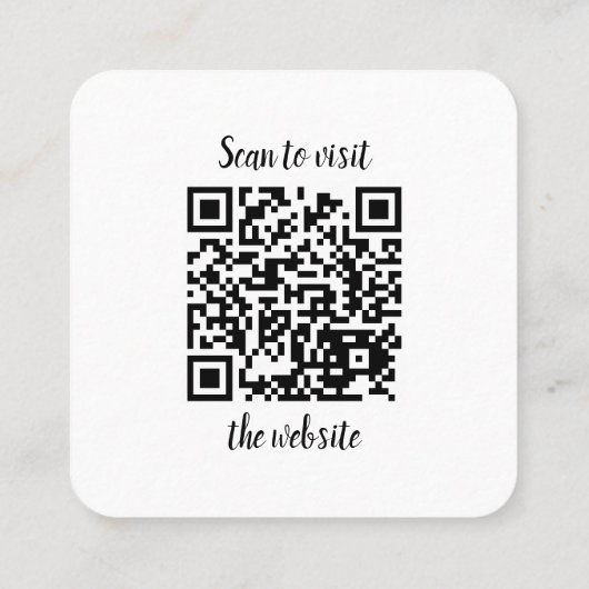 コーリングカード (裏面)