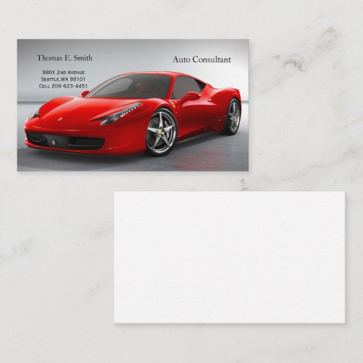 コーリングカード (正面/裏面)