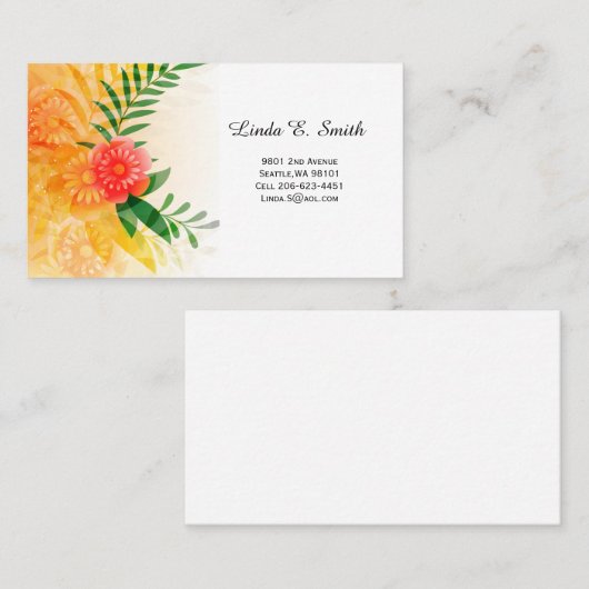 コーリングカード (正面/裏面)