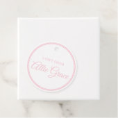 コーリングカード | ギフトラベルから贈り物 | ピンク フェイバータグ (インサイチュ)