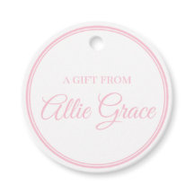 コーリングカード | ギフトラベルから贈り物 | ピンク