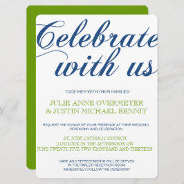 コーリン カリグラフィー ウェディング 招待状