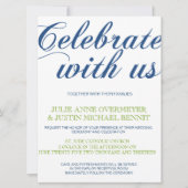 コーリン カリグラフィー ウェディング 招待状 (正面)