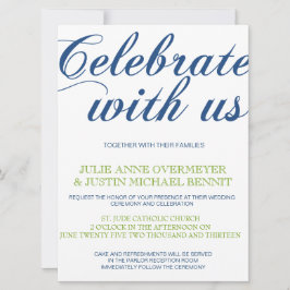 コーリン カリグラフィー ウェディング 招待状