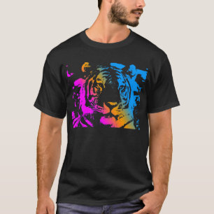 コーリータイガー80ズニューウェーブタイガー顔 Tシャツ