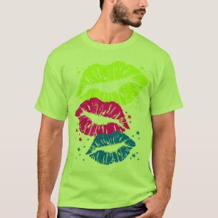コーリータイガー 80年代 ヴィンテージ リップス&スターズ キス Tシャツ