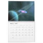 コーリーフォードの宇宙アートカレンダー カレンダー (2月 2027)