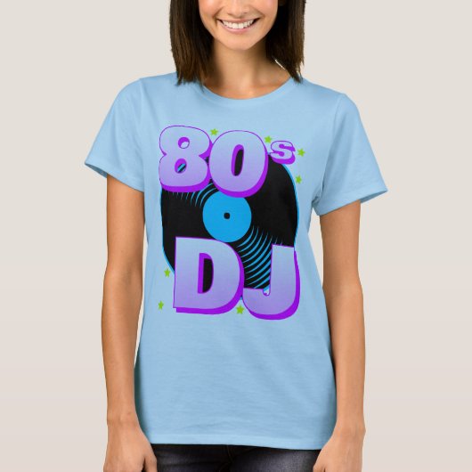 コーリー・タイガー 80年代 レトロ 80年代DJ Tシャツ (正面)