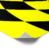 コーリー タイガー 80年代 ヴィンテージ オプアート ポスター (角)