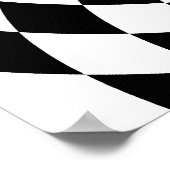 コーリー タイガー 80年代 ヴィンテージ オプアート ポスター (角)