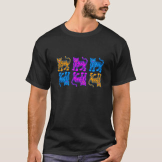 コーリー タイガー 80's マルチ タイガー ホリゾンタル tシャツ