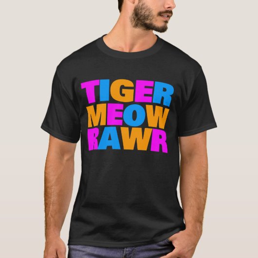 コーリー・タイガー 80's マルチ ミャオ ラーウ tシャツ (正面)