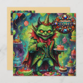 コーリー~誕生日カード~怖い生き物~ (正面/裏面)