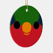 コールのロリケートの顔 セラミックオーナメント (右)