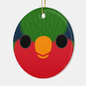 コールのロリケートの顔 セラミックオーナメント (左)