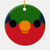 コールのロリケートの顔 セラミックオーナメント (裏面)