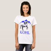 コールの子馬Logo_Colorおよび文字 Tシャツ (正面フル)