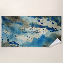 コールの海のビーチサーファー海波青かわいい