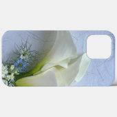 コールア リリーとニゲラとストックの花 Case-Mate iPhoneケース (裏面 (横))