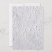 コールア リリー テキストスペース付き ウェディング 招待状 (裏面)