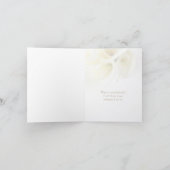 コールア リリー テキストスペース ありがとうございます サンキューカード (内部)