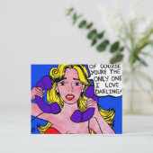 コールウェイティング、漫画アート製品 ポストカード (スタンド正面)