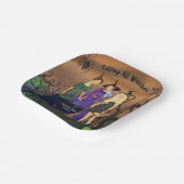 コールオールウィッチハロウィーン誕生日招待状 ペーパープレート (傾斜あり)