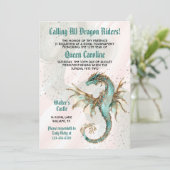 コールオールドラゴンライダー誕生日招待状 招待状 (スタンド正面)