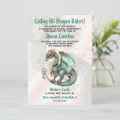 コールオールドラゴンライダー誕生日招待状 招待状 (スタンド正面)