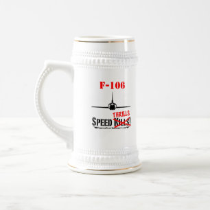 コールサインが付いているF-106マグ ビールジョッキ